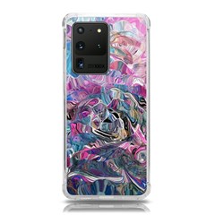 Pink Swirls Flow Samsung Galaxy S20 Ultra 6 9 Inch Tpu Uv Case by kaleidomarblingart