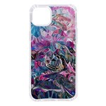 Pink Swirls Flow iPhone 14 Plus TPU UV Print Case Front