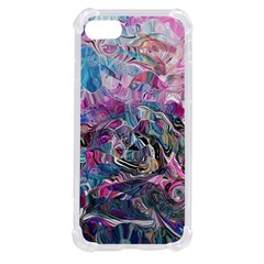 Pink Swirls Flow Iphone Se by kaleidomarblingart