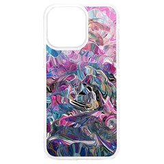 Pink Swirls Flow Iphone 15 Pro Max Tpu Uv Print Case by kaleidomarblingart