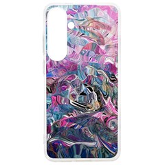 Pink Swirls Flow Samsung Galaxy S24 Ultra 6 9 Inch Tpu Uv Case by kaleidomarblingart