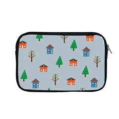 House Trees Pattern Background Apple Macbook Pro 13  Zipper Case