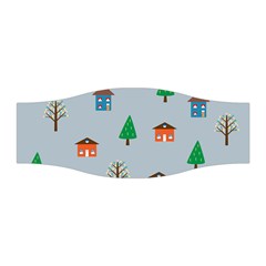 House Trees Pattern Background Stretchable Headband