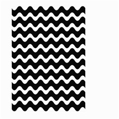 Wave Pattern Wavy Halftone Large Garden Flag (two Sides) by Maspions