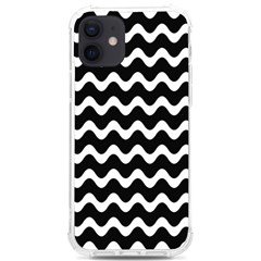 Wave Pattern Wavy Halftone Iphone 12/12 Pro Tpu Uv Print Case by Maspions