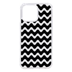 Wave Pattern Wavy Halftone Iphone 14 Pro Max Tpu Uv Print Case by Maspions