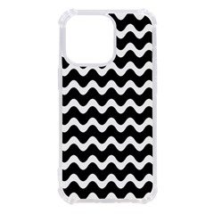 Wave Pattern Wavy Halftone Iphone 13 Pro Tpu Uv Print Case by Maspions