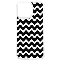 Wave Pattern Wavy Halftone Iphone 15 Pro Max Tpu Uv Print Case by Maspions