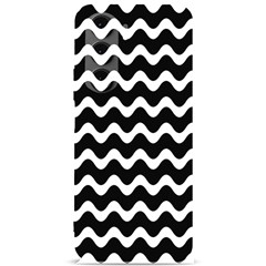 Wave Pattern Wavy Halftone Samsung Galaxy S24 Plus 6.7 Inch Black TPU UV Case