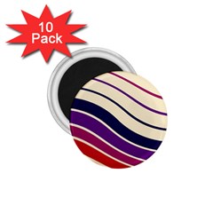 Angles Design Pattern Retro 1 75  Magnets (10 Pack) 