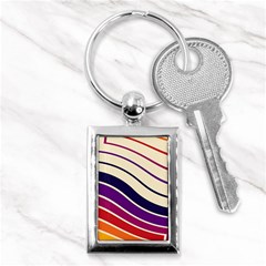 Angles Design Pattern Retro Key Chain (rectangle)