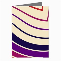 Angles Design Pattern Retro Greeting Card by Maspions