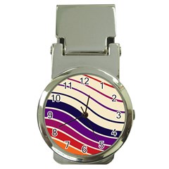 Angles Design Pattern Retro Money Clip Watches