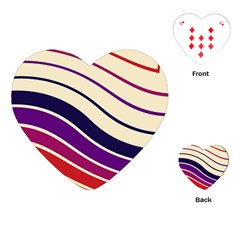 Angles Design Pattern Retro Playing Cards Single Design (heart)