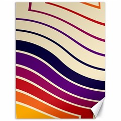 Angles Design Pattern Retro Canvas 18  X 24 