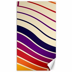 Angles Design Pattern Retro Canvas 40  X 72 