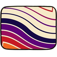 Angles Design Pattern Retro Fleece Blanket (mini)