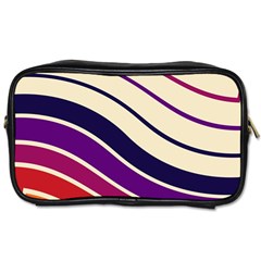 Angles Design Pattern Retro Toiletries Bag (two Sides)