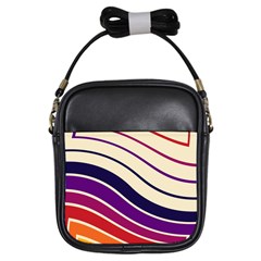 Angles Design Pattern Retro Girls Sling Bag