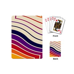 Angles Design Pattern Retro Playing Cards Single Design (mini)