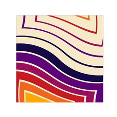 Angles Design Pattern Retro Square Satin Scarf (30  X 30 )