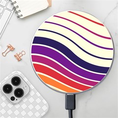 Angles Design Pattern Retro Wireless Fast Charger(white)