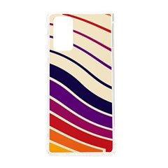 Angles Design Pattern Retro Samsung Galaxy Note 20 Tpu Uv Case by Maspions