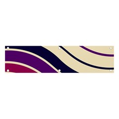 Angles Design Pattern Retro Banner And Sign 4  X 1 