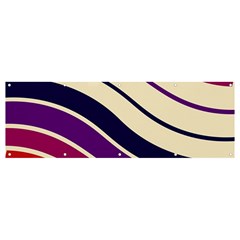 Angles Design Pattern Retro Banner And Sign 12  X 4 