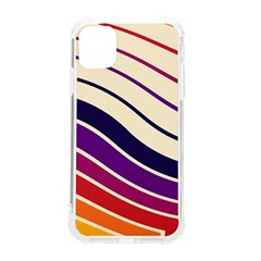 Angles Design Pattern Retro Iphone 11 Tpu Uv Print Case by Maspions