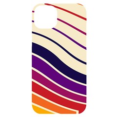 Angles Design Pattern Retro Iphone 14 Plus Black Uv Print Case by Maspions