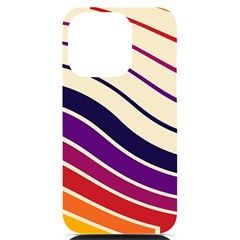 Angles Design Pattern Retro Iphone 14 Pro Black Uv Print Case by Maspions