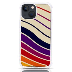 Angles Design Pattern Retro Iphone 13 Mini Tpu Uv Print Case by Maspions