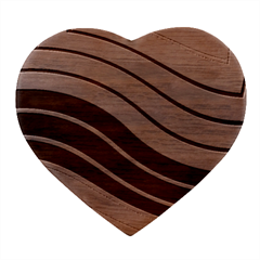 Angles Design Pattern Retro Heart Wood Jewelry Box by Maspions