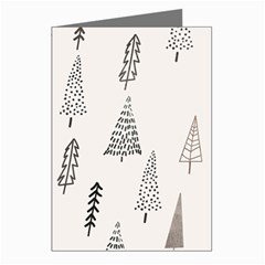 Christmas Tree Trees Nature Greeting Cards (pkg Of 8)