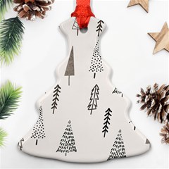 Christmas Tree Trees Nature Christmas Tree Ornament (two Sides)