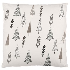 Christmas Tree Trees Nature Standard Premium Plush Fleece Cushion Case (one Side) by Maspions