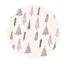 Christmas Tree Trees Nature Mini Round Pill Box by Maspions