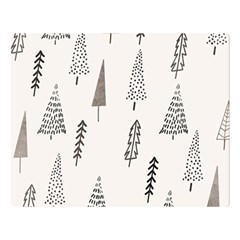 Christmas Tree Trees Nature Premium Plush Fleece Blanket (large) by Maspions