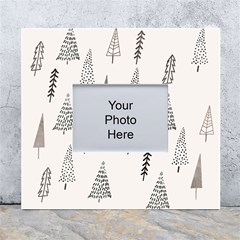 Christmas Tree Trees Nature White Wall Photo Frame 5  X 7  by Maspions