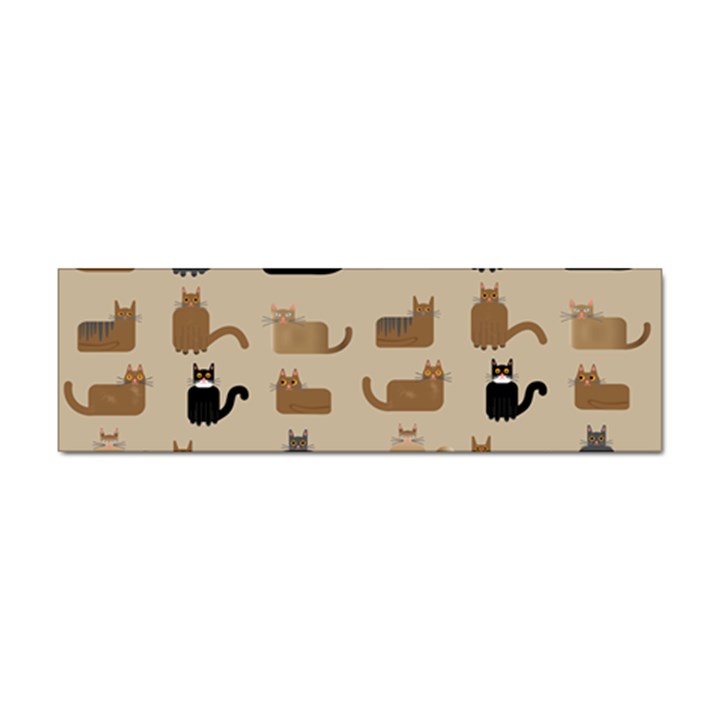 Cat Pattern Texture Animal Sticker Bumper (10 pack)