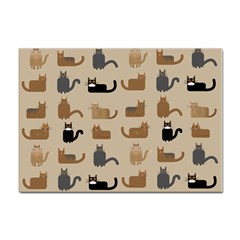 Cat Pattern Texture Animal Sticker A4 (10 Pack) by Maspions