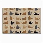 Cat Pattern Texture Animal Postcards 5  x 7  (Pkg of 10) Front