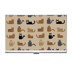 Cat Pattern Texture Animal Business Card Holder