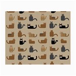 Cat Pattern Texture Animal Small Glasses Cloth Front