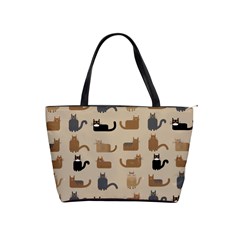 Cat Pattern Texture Animal Classic Shoulder Handbag by Maspions