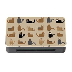 Cat Pattern Texture Animal Memory Card Reader With Cf