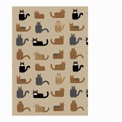 Cat Pattern Texture Animal Small Garden Flag (two Sides)