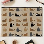 Cat Pattern Texture Animal Cosmetic Bag (XXXL) Back