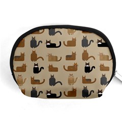 Cat Pattern Texture Animal Accessory Pouch (medium)